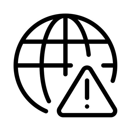 Loss of internet connectivity on large scale.のイラスト素材