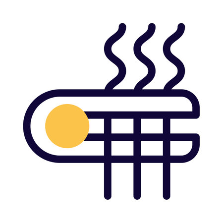 Curly hair flat iron isolated on a white backgroundのイラスト素材