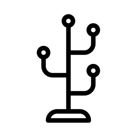 Hanger used for organizing coats.のイラスト素材