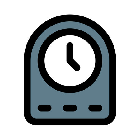 Antique old clock for home decor.のイラスト素材