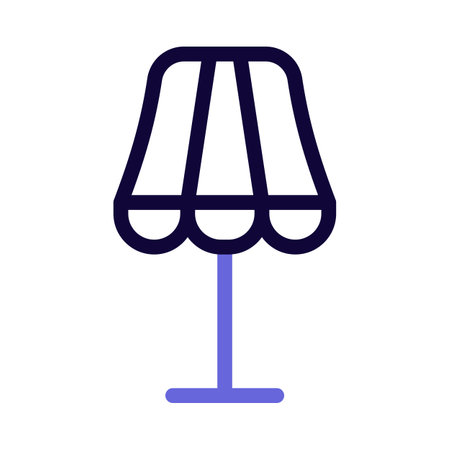 Old-fashioned lamp with a vintage, timeless design.のイラスト素材