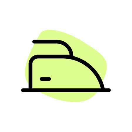 Vintage iron, a popular domestic equipment.のイラスト素材