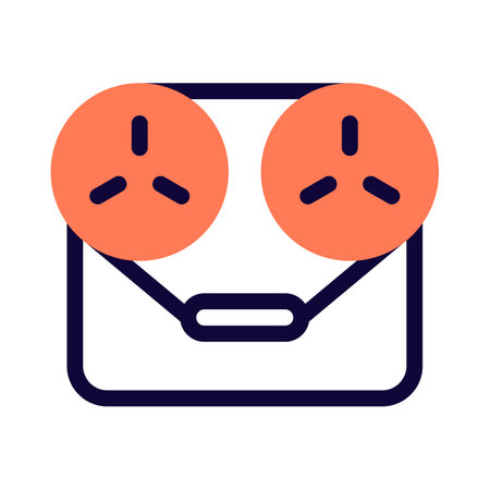 VCR, an electronic device for recording video.のイラスト素材