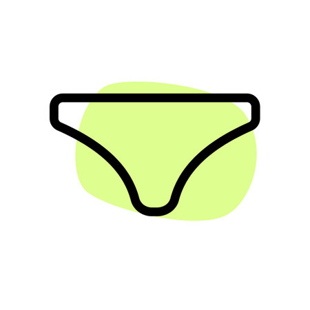 Woman underwear, a piece of intimate clothing.のイラスト素材