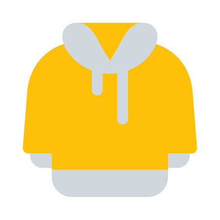 Comfortable pullover garment with a hood.のイラスト素材