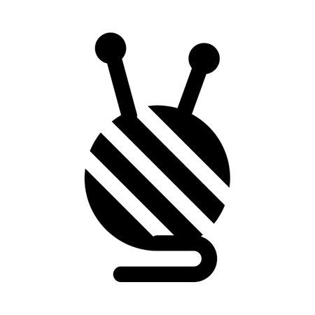 Yarn ball mainly used for knitting sweaters.のイラスト素材