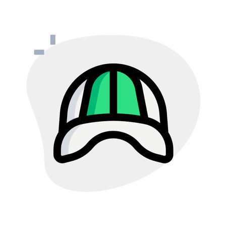 Cap, a covering accessory for head.のイラスト素材