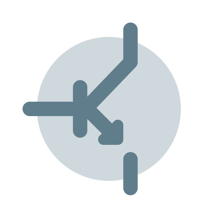 Semiconductor device amplifies or switches electrical signals.のイラスト素材
