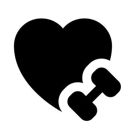 Fast recovery heart rate while doing heavy lifting workoutのイラスト素材