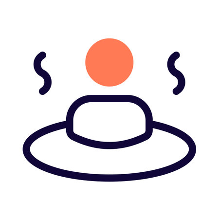 Hot water from spring work as a therapy for skin problemsのイラスト素材