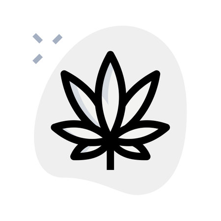 Cannabis has various mental and physical effects which include euphoriaのイラスト素材