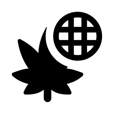 Global use of marijuana is restricted by its governmentのイラスト素材