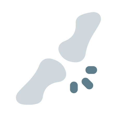 Broken bone a fracture symptoms include pain, swelling, and discoloration of the skinのイラスト素材