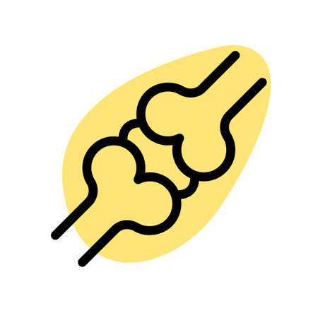 This is a type of tissue that covers the surface of a bone at a jointのイラスト素材