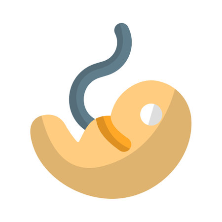 An unborn or unhatched offspring of a motherのイラスト素材