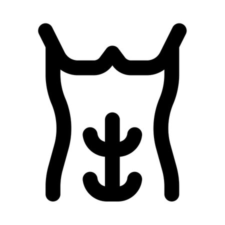 The rectus abdominis muscle, also known as the abdominal muscle or ABSのイラスト素材