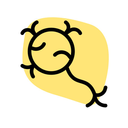 Neurons are cells within the nervous system that transmit information to other nerve cellsのイラスト素材