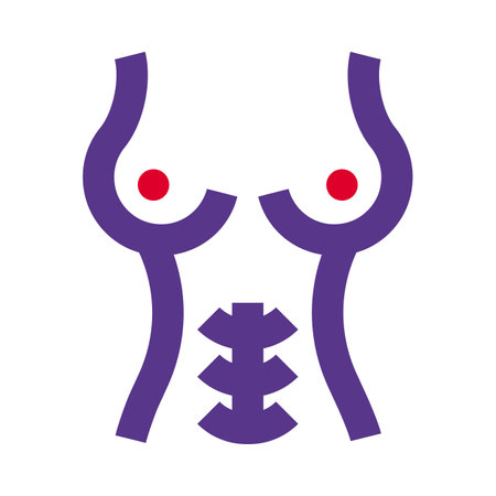 Women also known as the abdominal muscle or ABSのイラスト素材