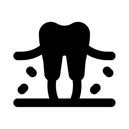 A tooth a calcified structure found in the jawsのイラスト素材