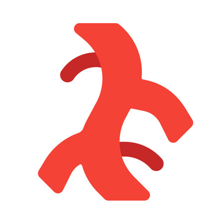 tubes forming part of the blood circulation system of the bodyのイラスト素材