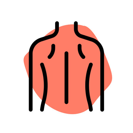 Woman large posterior area of the human bodyのイラスト素材