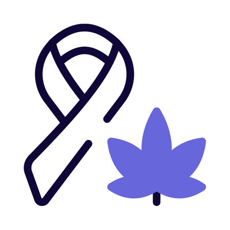 Lungs Cancer by consuming excessive use of Cannabisのイラスト素材