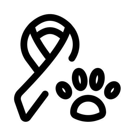 Animal with a cancer a deadly disease isolated on a white backgroundのイラスト素材