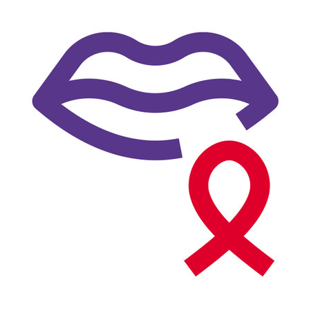 Mouth cancer patient suffering from deadly diseasesのイラスト素材