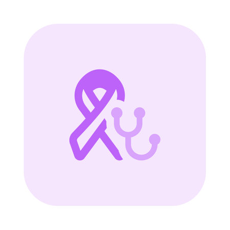 Medical support for cancer patient isolated on a white backgroundのイラスト素材