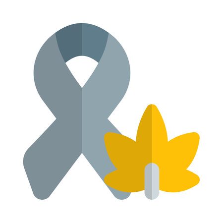 Lungs Cancer by consuming excessive use of Cannabisのイラスト素材