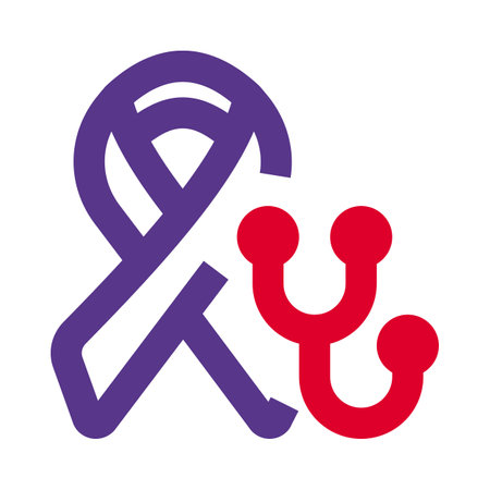 Medical support for cancer patient isolated on a white backgroundのイラスト素材