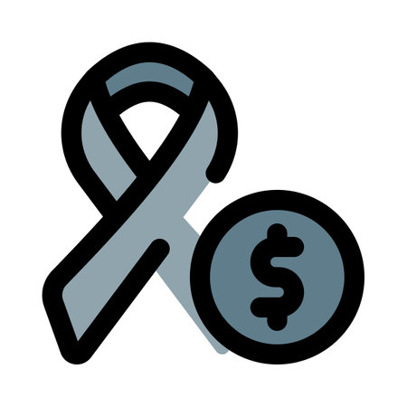 Cancer treatment expenses are way too high to effortのイラスト素材