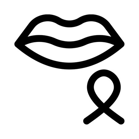 Mouth cancer patient suffering from deadly diseasesのイラスト素材