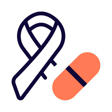 Cancer medication isolated on a white backgroundのイラスト素材