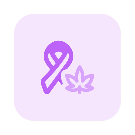 Lungs Cancer by consuming excessive use of Cannabisのイラスト素材