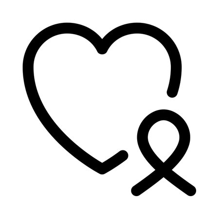 Heart cancer patient short-lived isolated on a white backgroundのイラスト素材