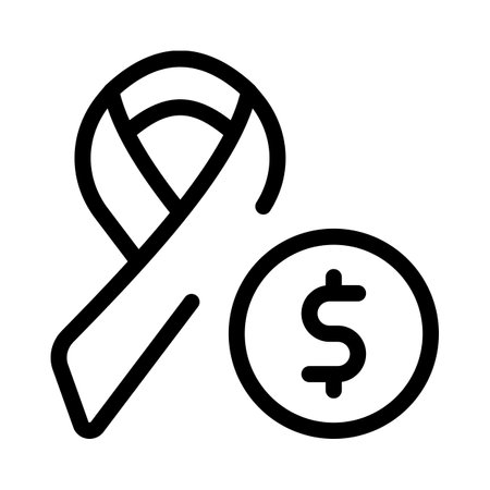Cancer treatment expenses are way too high to effortのイラスト素材