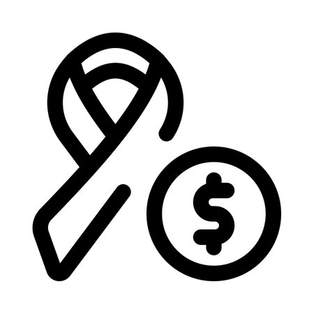 Cancer treatment expenses are way too high to effortのイラスト素材