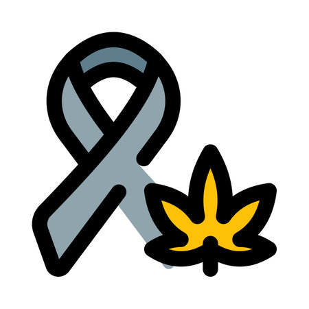 Lungs Cancer by consuming excessive use of Cannabisのイラスト素材