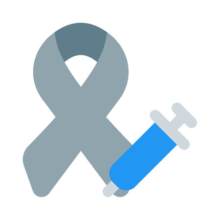 Special vaccine to battling the cancer isolated on a white backgroundのイラスト素材