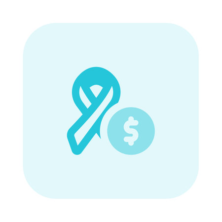 Cancer treatment expenses are way too high to effortのイラスト素材