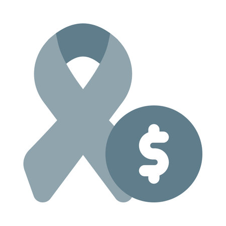 Cancer treatment expenses are way too high to effortのイラスト素材