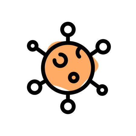 virus a submicroscopic infectious agent that replicatesのイラスト素材