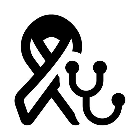Medical support for cancer patient isolated on a white backgroundのイラスト素材