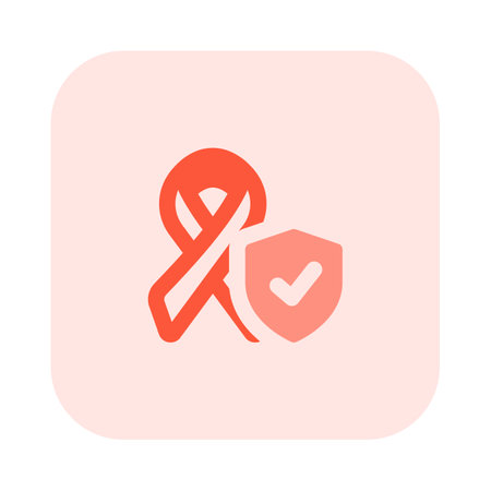 Extra care given to a cancer patient isolated on a white backgroundのイラスト素材