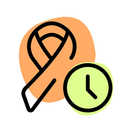 Delay in treatment of cancer may lead to early stage deathのイラスト素材