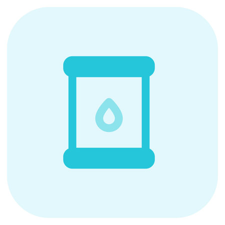 Cylindrical container for liquids or bulk storage.のイラスト素材