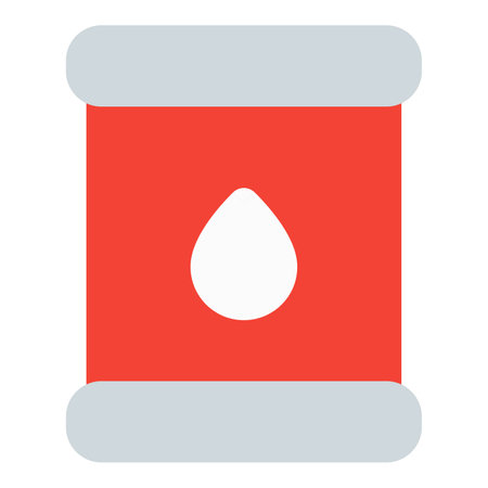 Cylindrical container for liquids or bulk storage.のイラスト素材