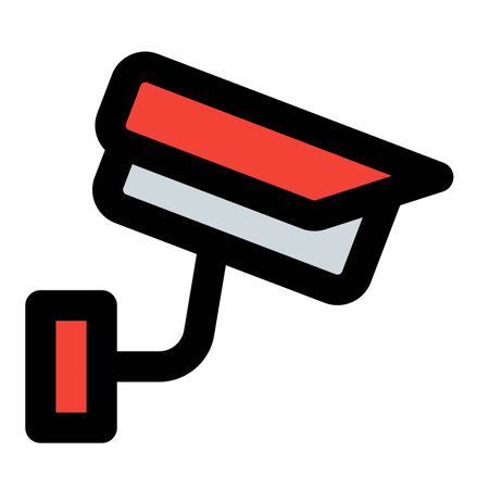Cctv system for monitoring and recording activities.のイラスト素材