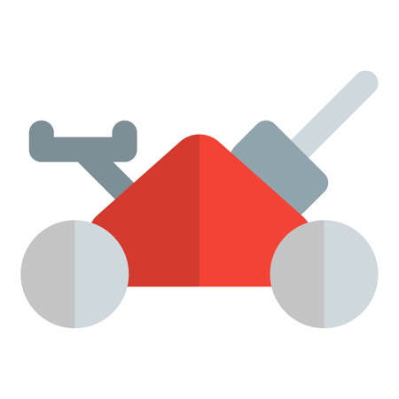 Lifts vehicles for maintenance or tire changes.のイラスト素材